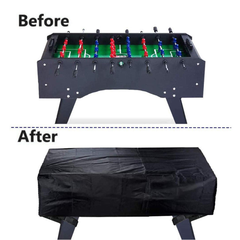 KG0212 Foosball Table Cover Outdoor Waterproof Patio Coffee Chair Billiard Soccer Table Dust Cover (420D Silver Coating) KG0212 Foosball Table Cover Outdoor Waterproof Patio Coffee Chair Billiard Soccer Table Dust Cover (420D Silver Coating)